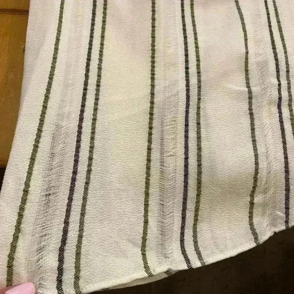 Womens Palazzo Striped Wide Leg Flowing white black pockets Proenza Schouler 6 - Picture 9 of 11